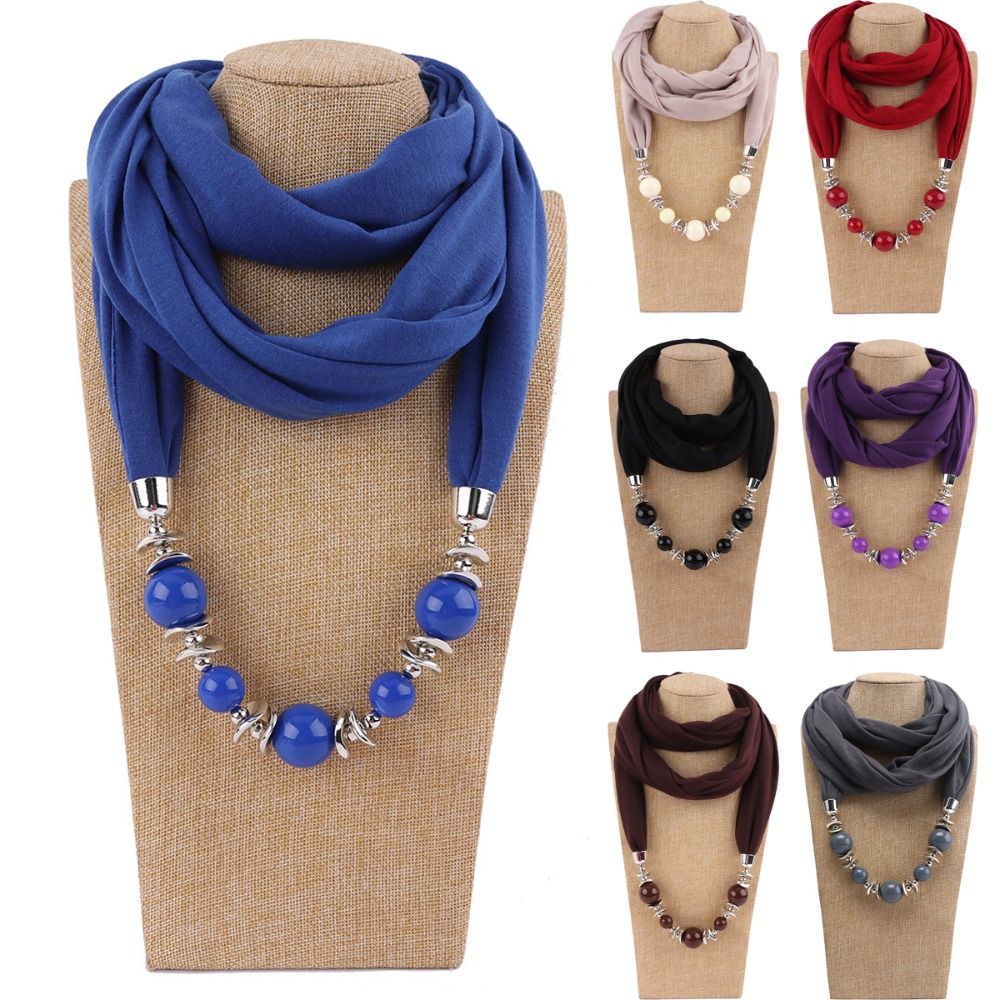 Infinity Scarf Knit - Cachecol de Chiffon da Moda, Cor