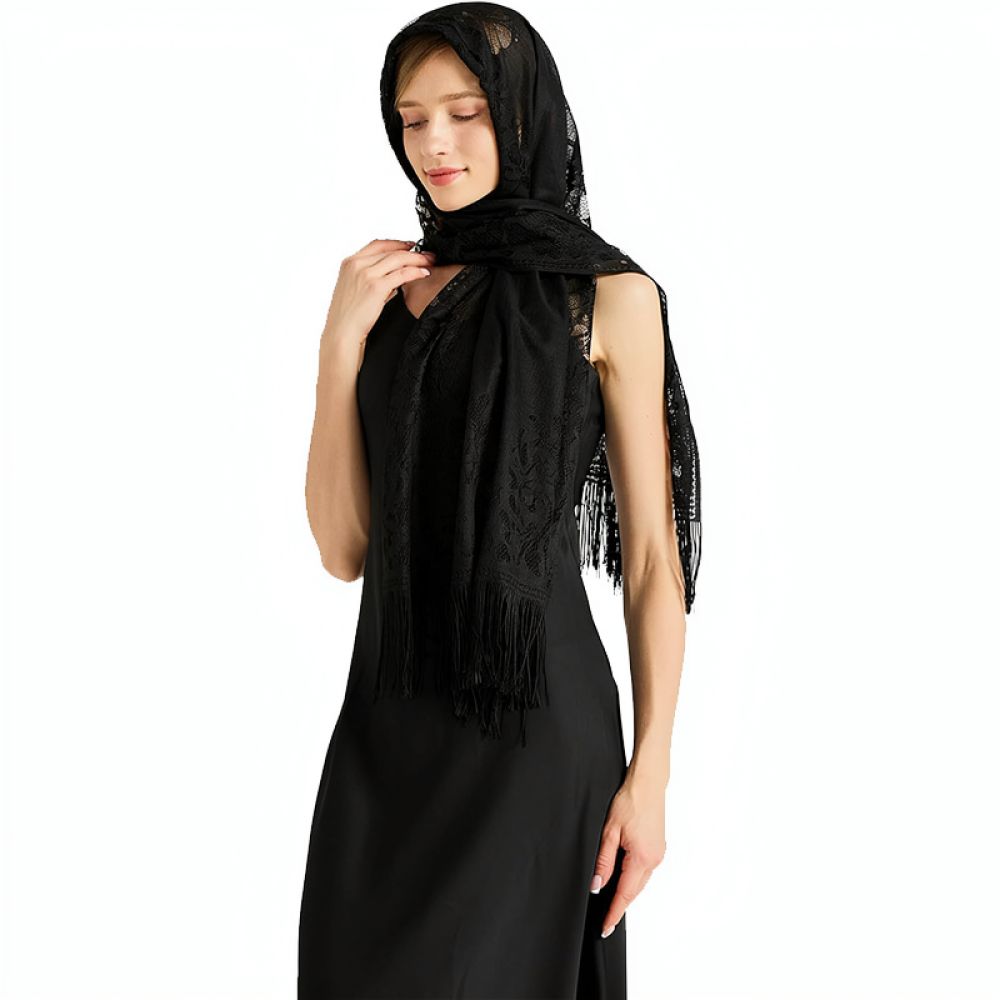 Stole Wedding Shawl - Elegante e delicado xale de renda