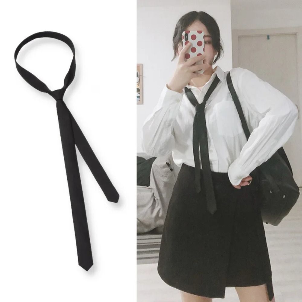Skinny Tie Men - Nova gravata de cetim super fina