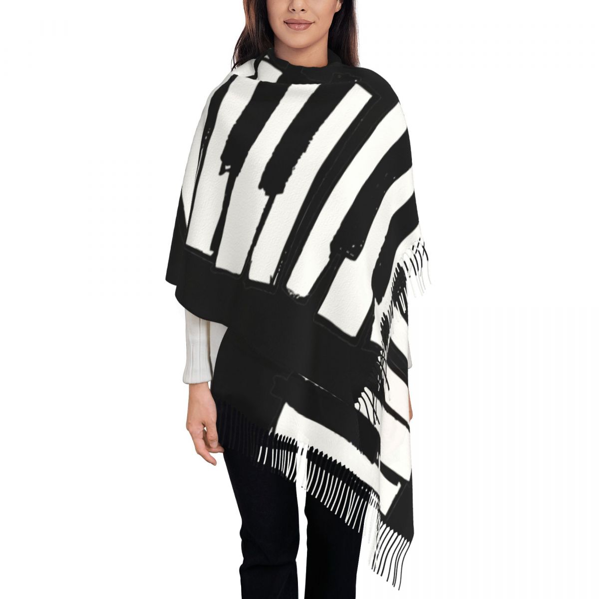 Cachecol minimalista com tecla - Pashmina Wrap Large avaliação e preço