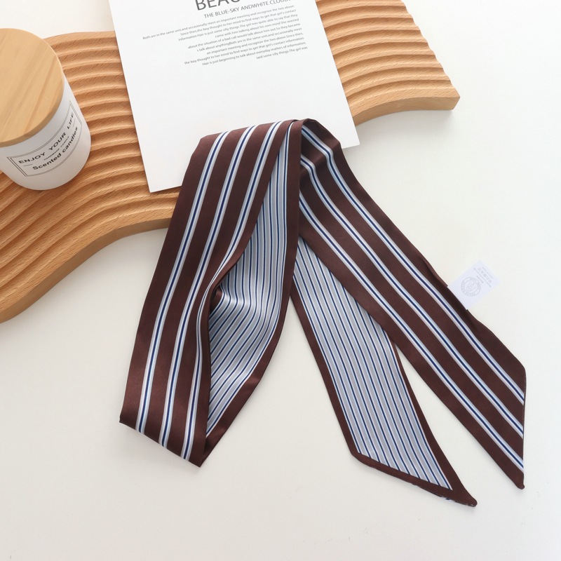 2025 novo listrado pequeno len - Silk Tie Striped avaliação e preço