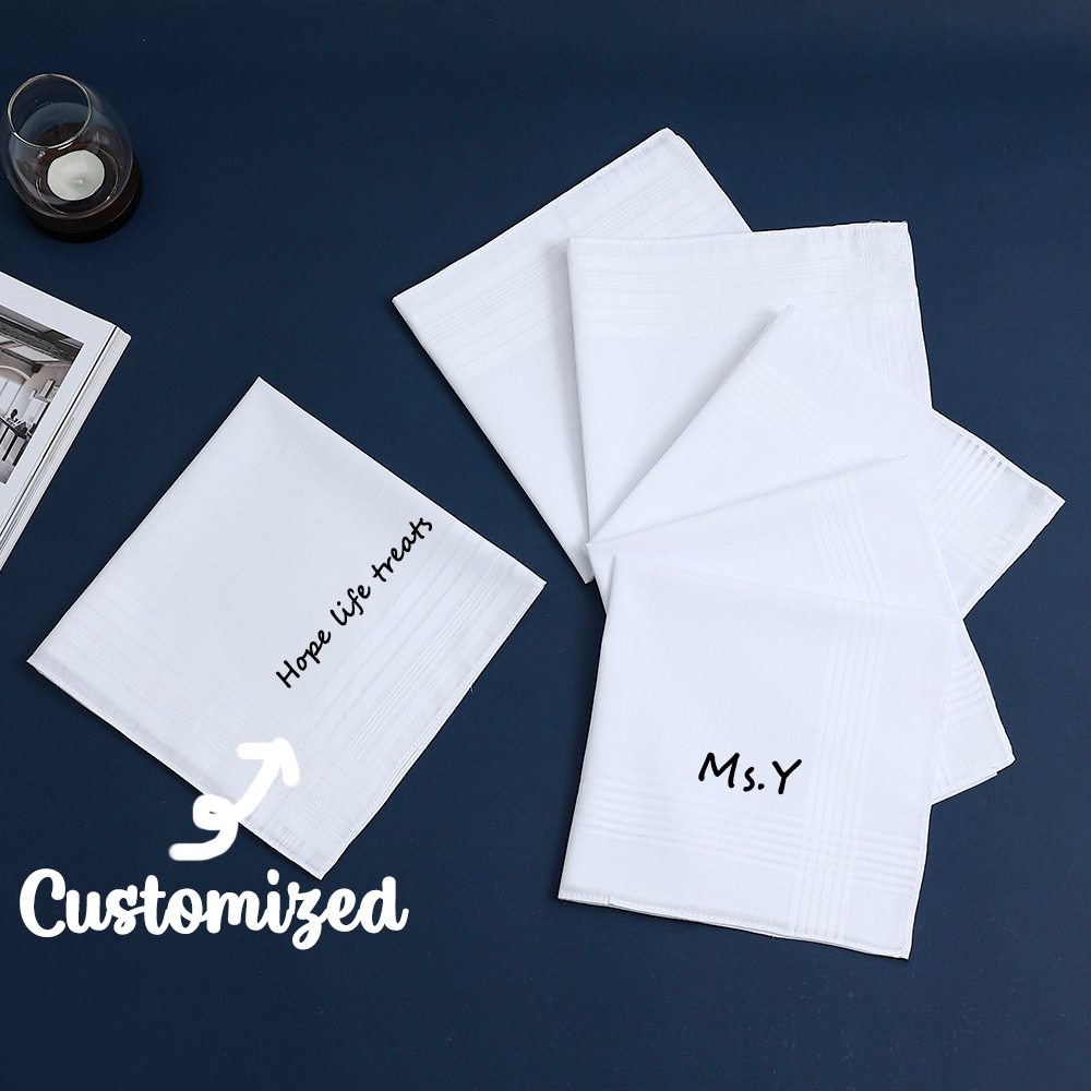 Lenço de algodão personalizado - Handkerchief Cotton Men avaliação e preço