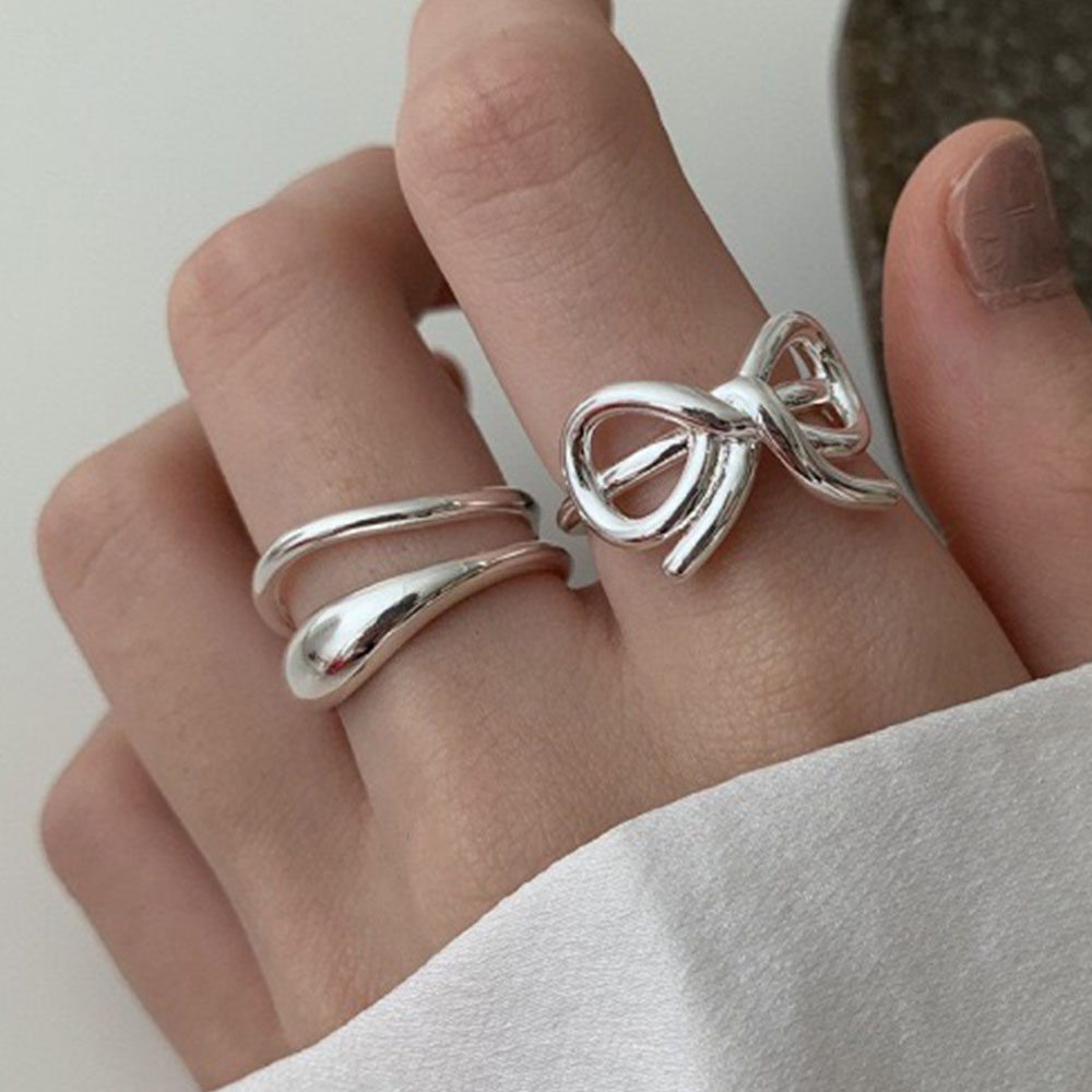 Anel simples de prata esterlin - Tie Clip Silver avaliação e preço
