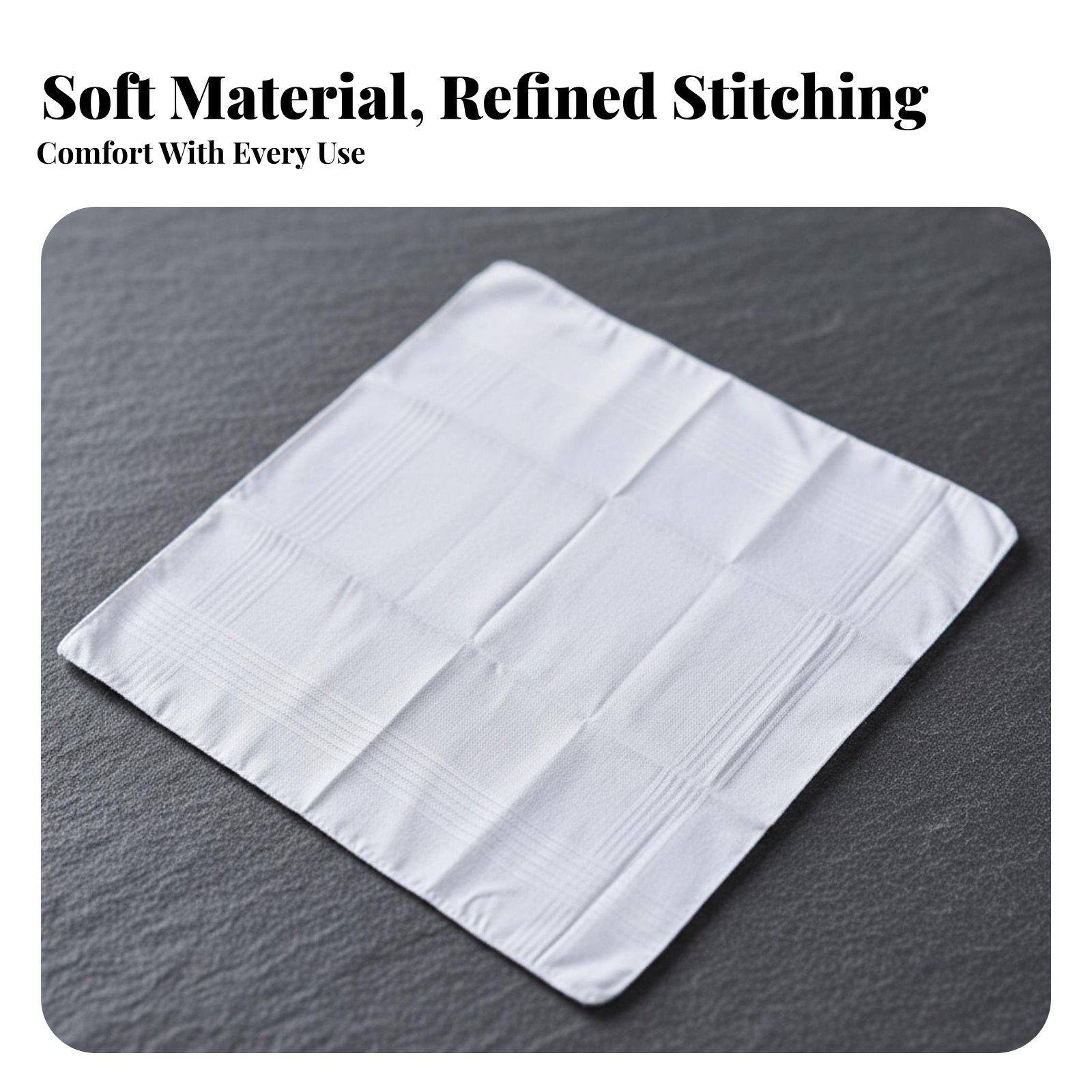Lenços de Algodão Brancos para - Handkerchief Cotton Men avaliação e preço