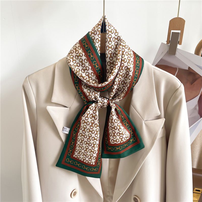 Lenço de Seda Estampado Femini - Face Scarf Mask avaliação e preço