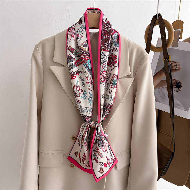 Lenço de Seda Estampado Femini - Face Scarf Mask avaliação e preço
