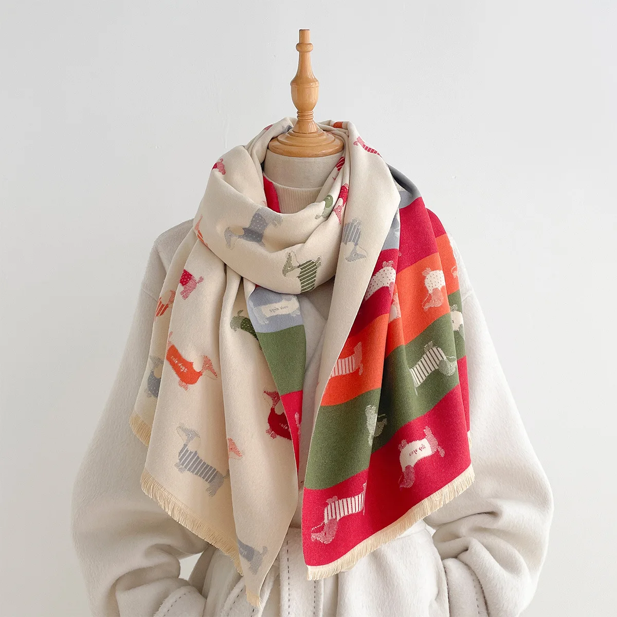 Cachecol de imitação de caxemi - Pashmina Wrap Large avaliação e preço