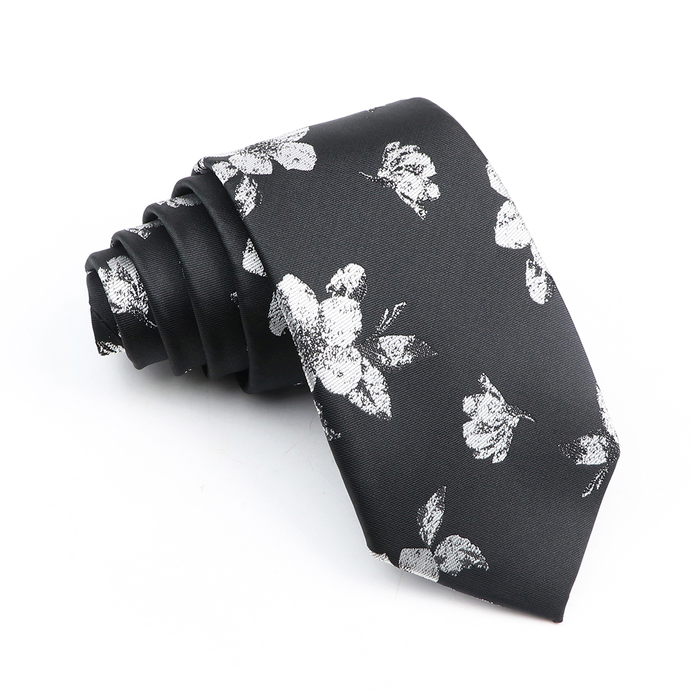 Gravatas magras listradas flor - Skinny Tie Men avaliação e preço