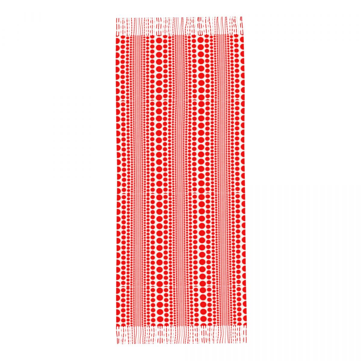 Cachecol Vermelho com Bolinhas - Infinity Scarf Knit avaliação e preço