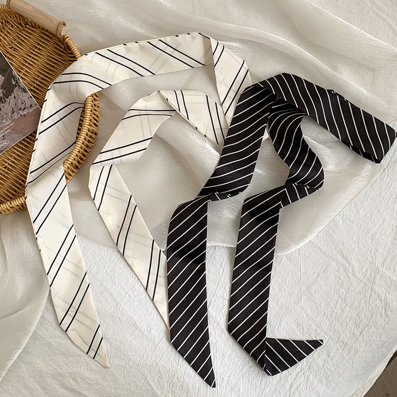 Novo lenço de seda listrado de - Silk Tie Striped avaliação e preço