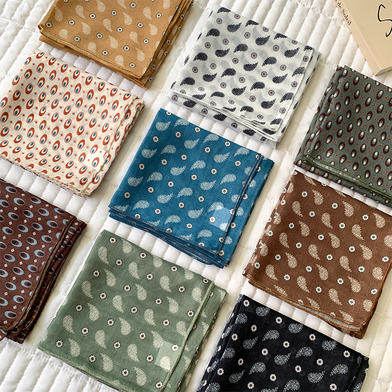 Lenço de algodão sentimento le - Bandana Cotton avaliação e preço