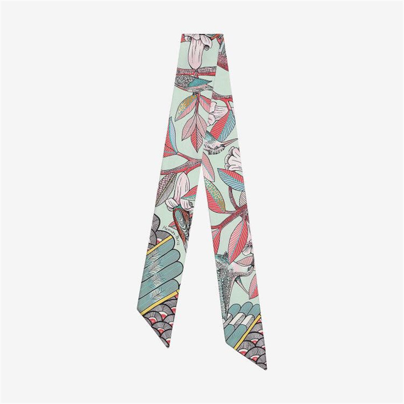Marca de luxo hummingbird impr - Ascot Neck Scarf avaliação e preço